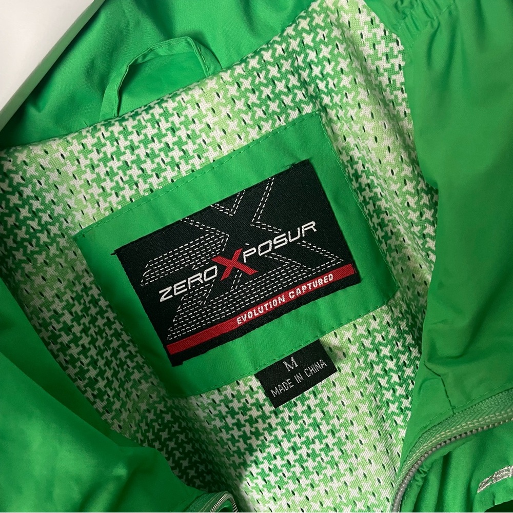 Zero Exposure Green Ski Jacket / Size M - Picture 3 of 10